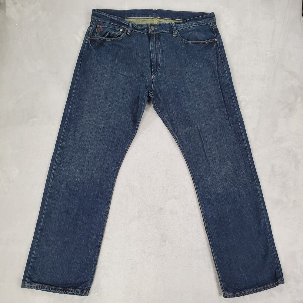 Polo Ralph Lauren Jeans Mens 36x30 867 Classic Fit Straight Blue Denim Dark Wash